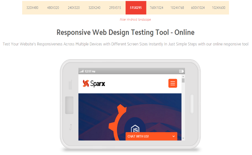 RESPONSIVE DESIGN TOOL TO TEST RESPONSIVE WEBSITE DESIGNING ONLINE