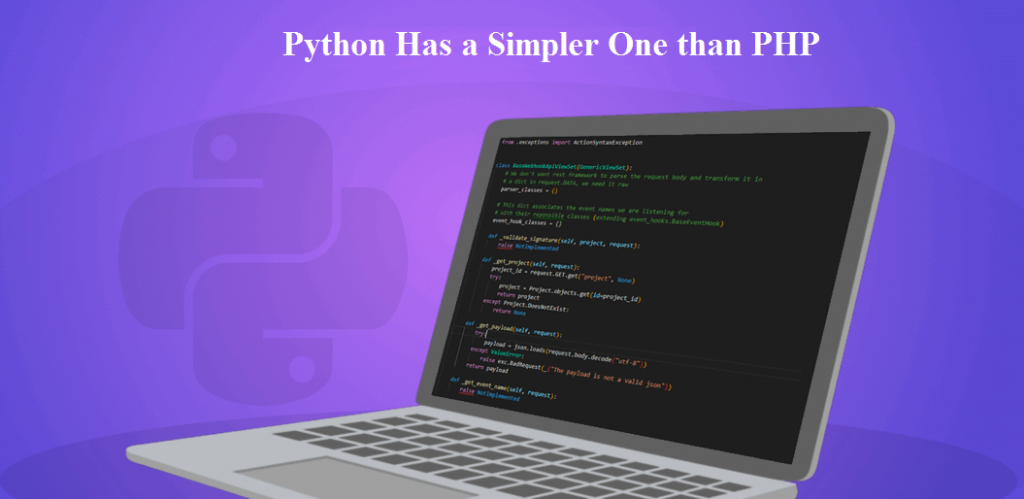 Python vs PHP simpler syntax