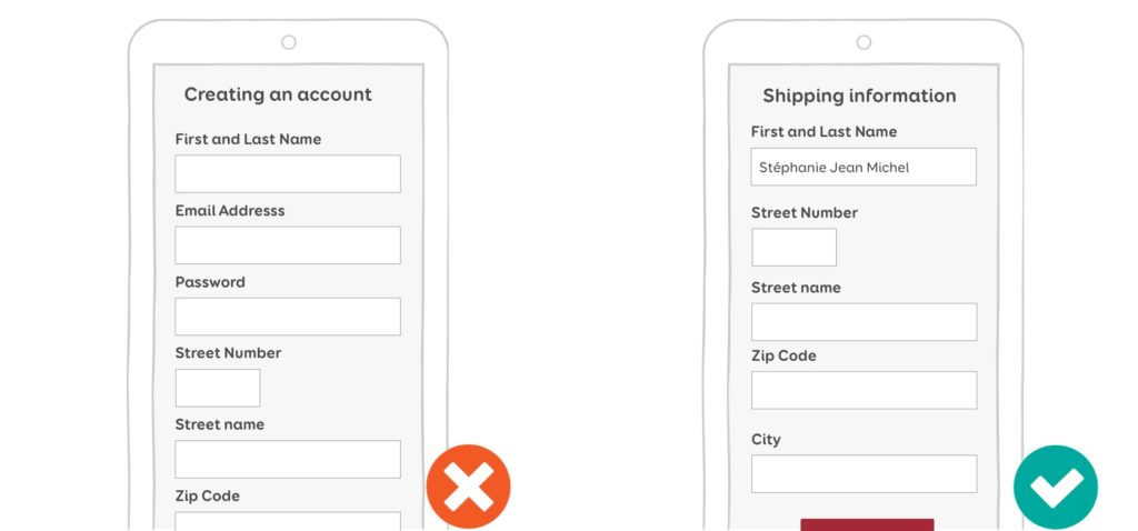 Reduce the count of fill-in fields