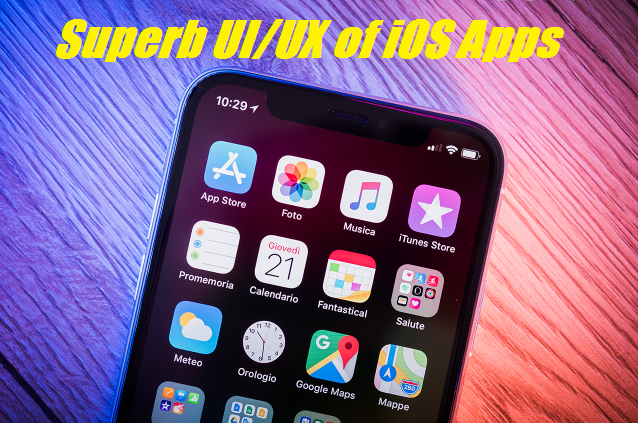 UI/UX of iOS Apps