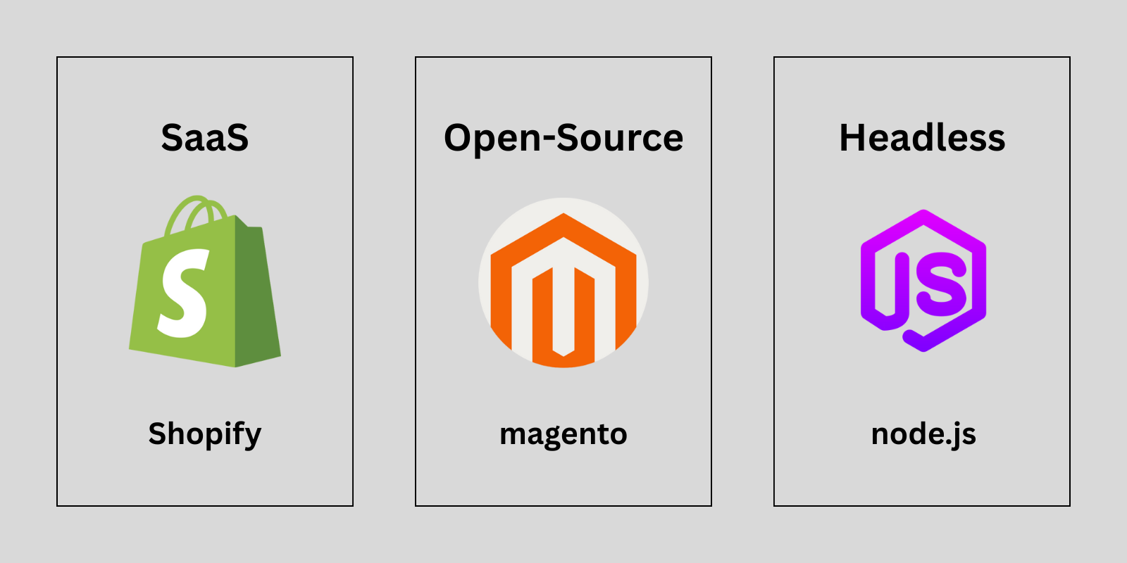 Platform Types for eCommerce Development
