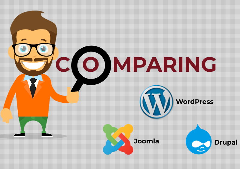 comparing wordpress joomla and wordpress