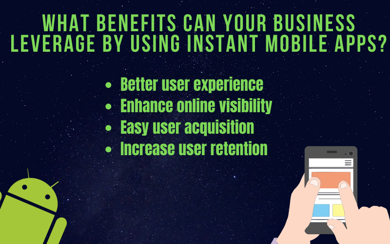 What benefits can your business leverage by using instant mobile apps