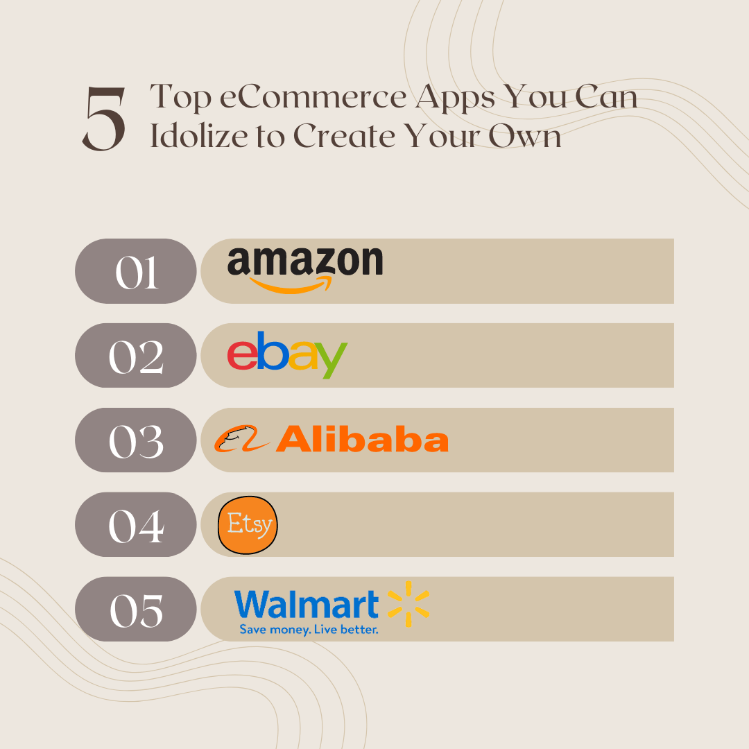 eCommerce Apps You Can Idolize to Create Your Own