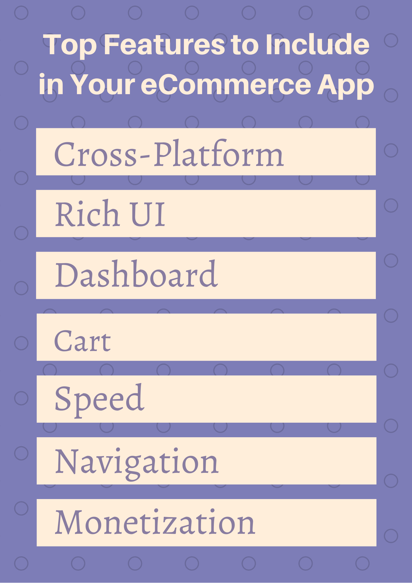 Features to Include in Your eCommerce App
