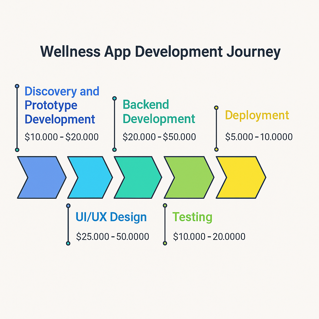 Wellness app development process