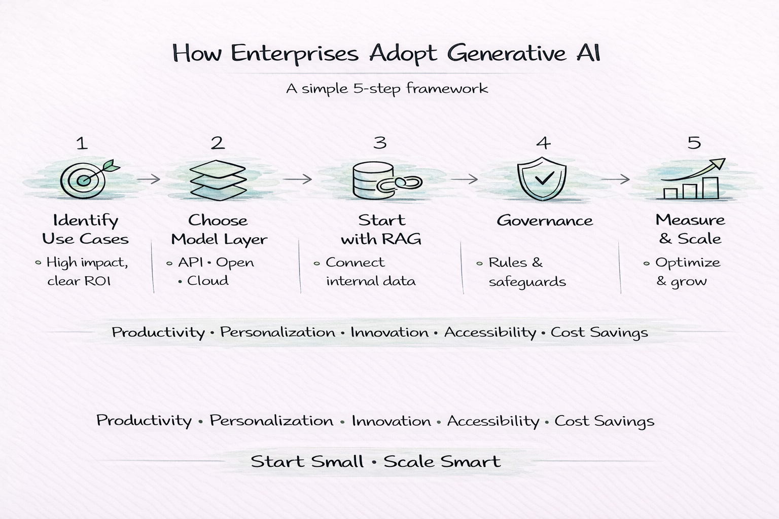 How enterprises adopt generative AI