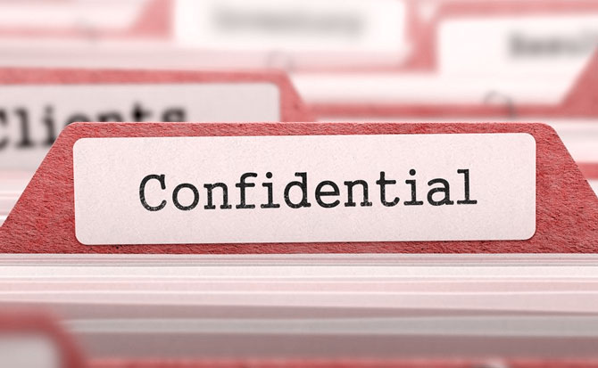 Confidentiality Confidentiality